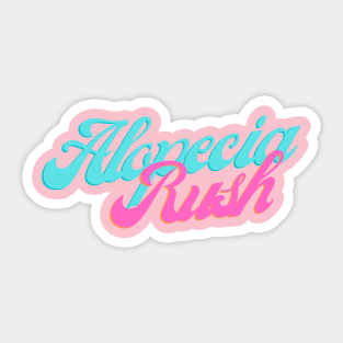 Alopecia Rush Sticker